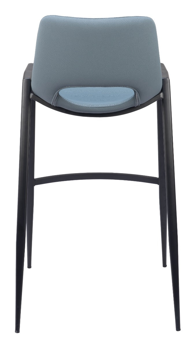 Desi Barstool (Set of 2) Azure Gray