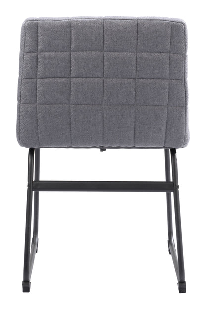 Pago Dining Chair Set of 2 - Gray Modern Upholstered Chairs for Stylish Dining Rooms