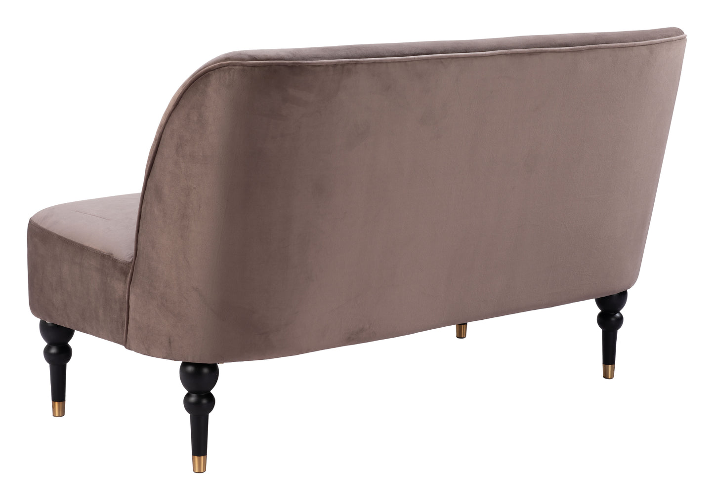 Bintulu Loveseat - Taupe Stylish and Comfortable Upholstered Loveseat for Modern Living Rooms