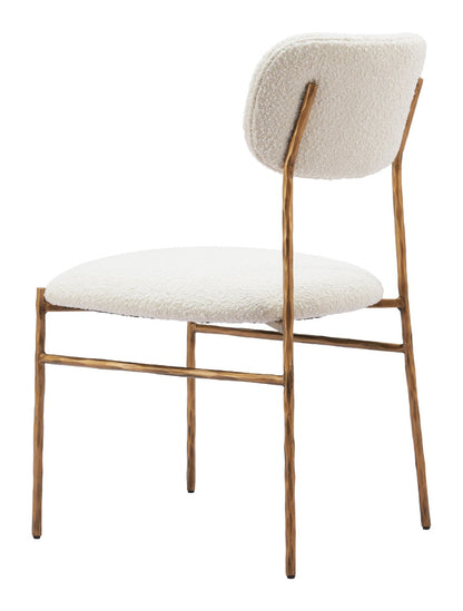Sydhavnen Dining Chair Cream & Gold – Elegant Cream & Gold Dining Chair for Modern Dining Spaces