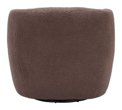 Govan Swivel Chair - Brown Stylish and Comfortable Swivel Chair for Modern Living Spaces or Offices