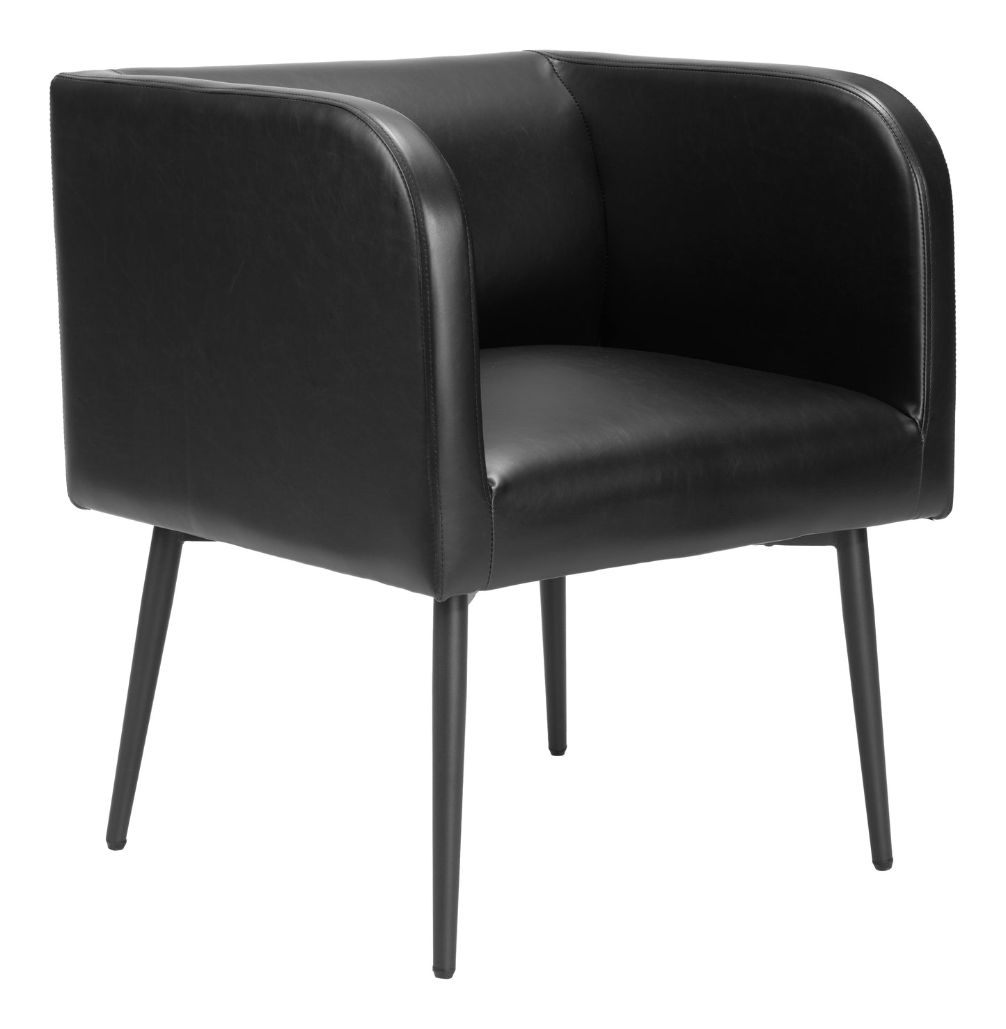 Horbat Dining Chair - Black Modern and Stylish Upholstered Chair for Elegant Dining Rooms