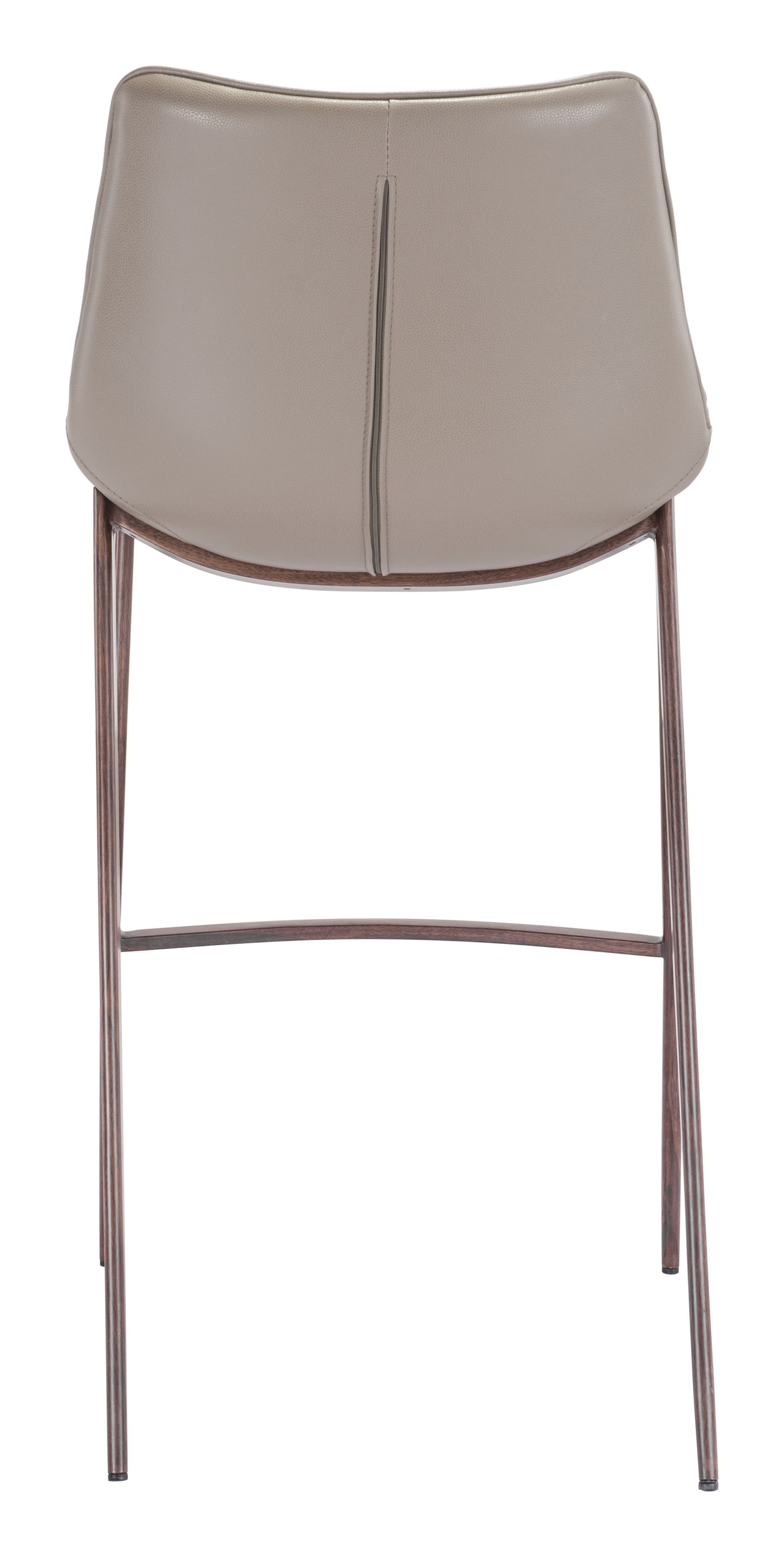 Magnus Barstool (Set of 2) Brown & Walnut