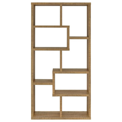 Theo 71‑Inch 6‑Shelf Bookshelf Mango