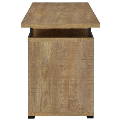 Tracy 55‑Inch 2‑Drawer Office Computer Desk Mango