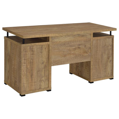 Tracy 55‑Inch 2‑Drawer Office Computer Desk Mango