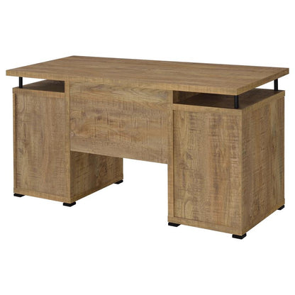Tracy 55‑Inch 2‑Drawer Office Computer Desk Mango