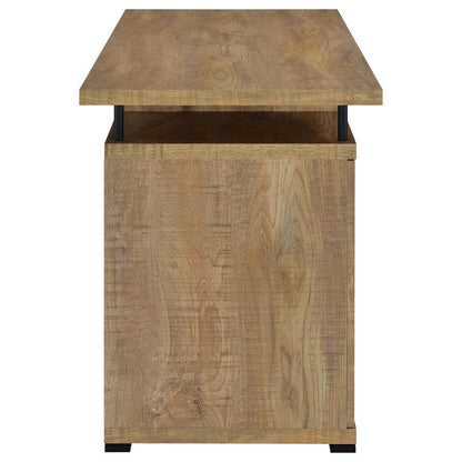Tracy 55‑Inch 2‑Drawer Office Computer Desk Mango