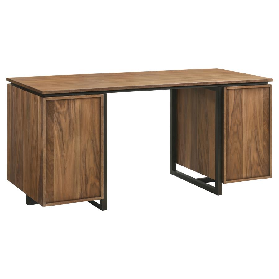 Berhalter 6‑Drawer Double Pedestal File Computer Desk
