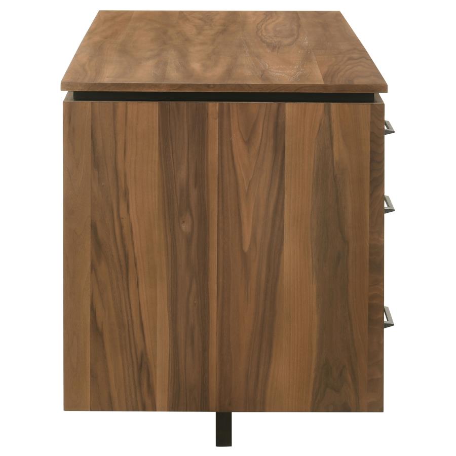 Berhalter 6‑Drawer Double Pedestal File Computer Desk