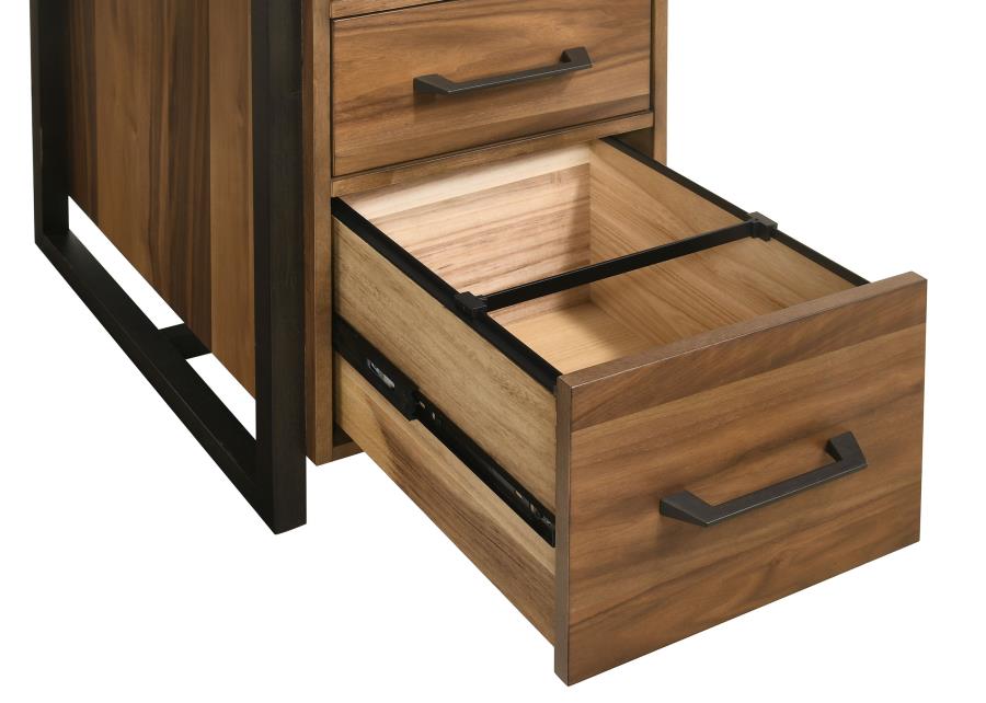 Berhalter 6‑Drawer Double Pedestal File Computer Desk