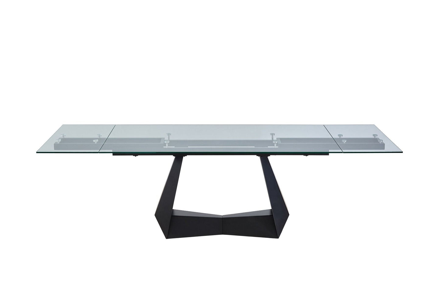 Modrest Maroney - Modern Black and Glass Extendable 70.5"/106" Dining Table