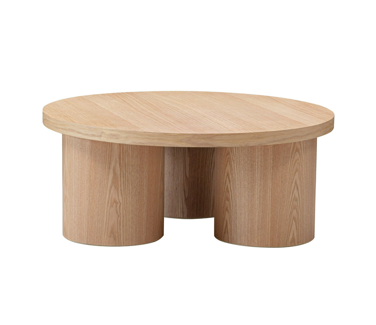 Modrest Babson - Modern Natural Oak Round Coffee Table