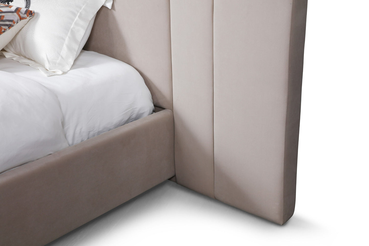 Modrest Penelope - Modern Grey Velvet Bed