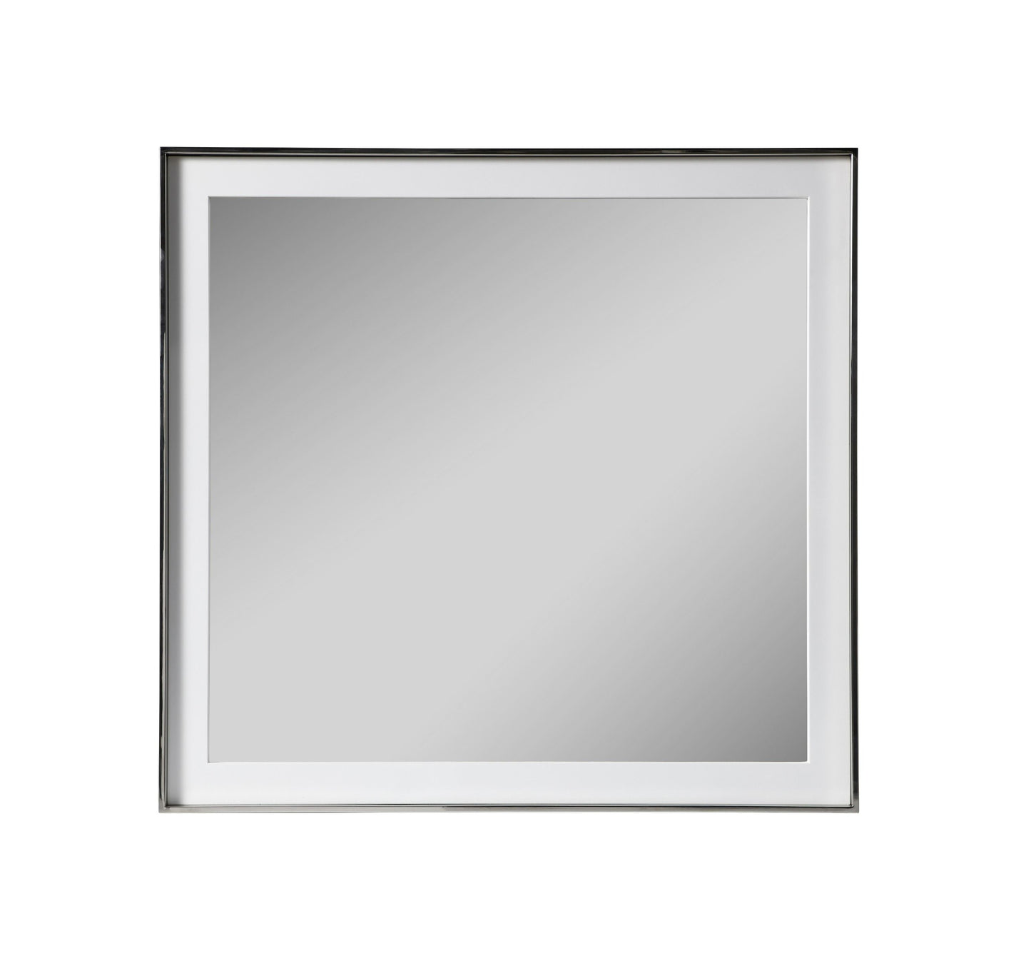 Modrest Cartier - Modern White + Stainless Steel Mirror