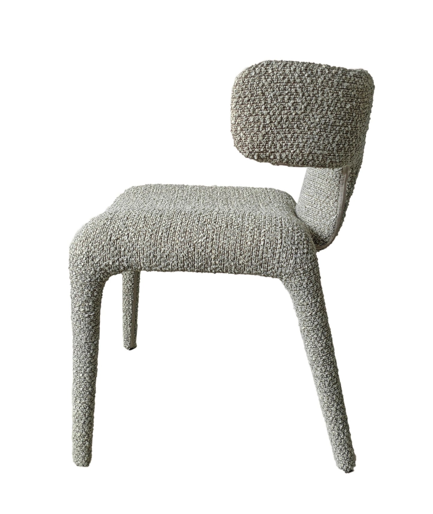 Modrest Saehee - Modern Light Grey Fabric Dining Chair