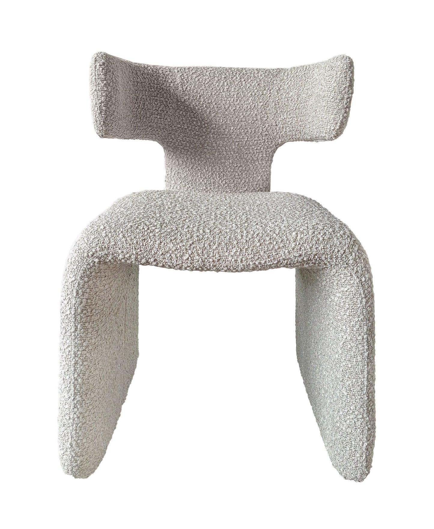 Modrest Bergman - Modern Off-White Fabric Dining Chair