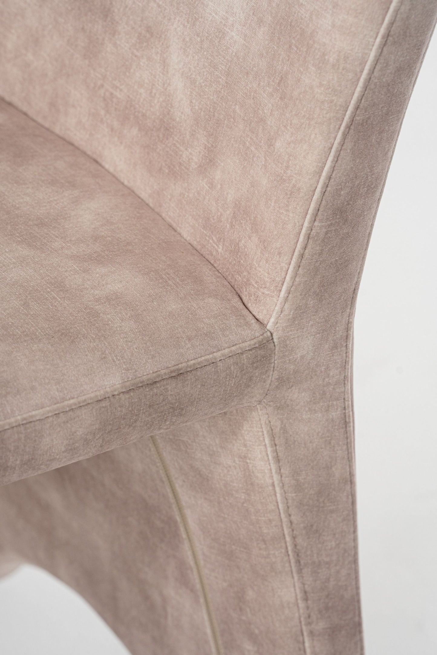 Modrest Ditka - Modern Beige Velvet Dining Chair (Set of 2) – Elegant and Luxurious Dining Seating