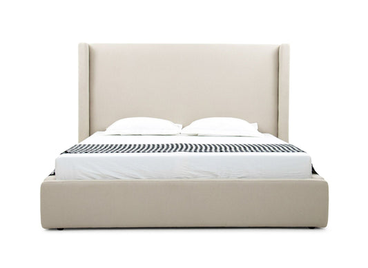 Modrest Byrne - Modern Beige Fabric Bed