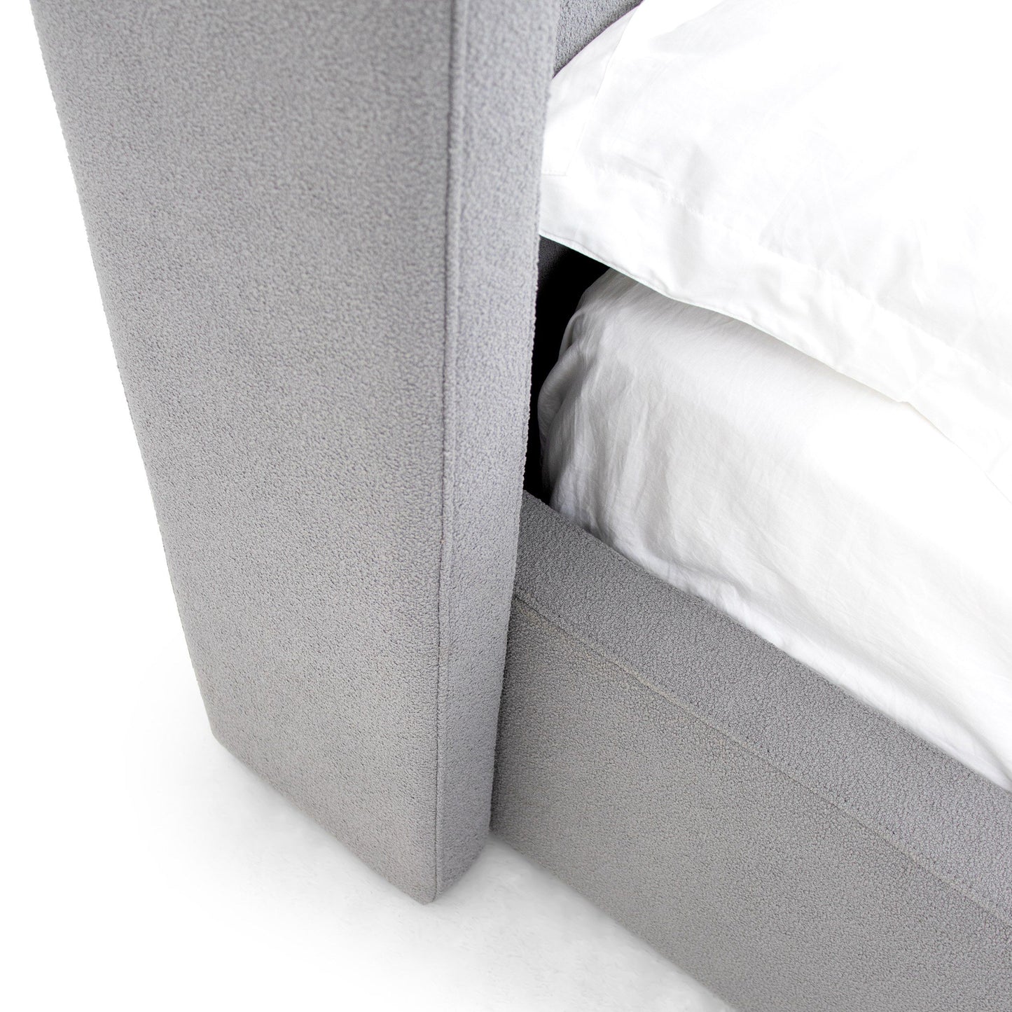 Modrest Byrne - Modern Grey Fabric Bed