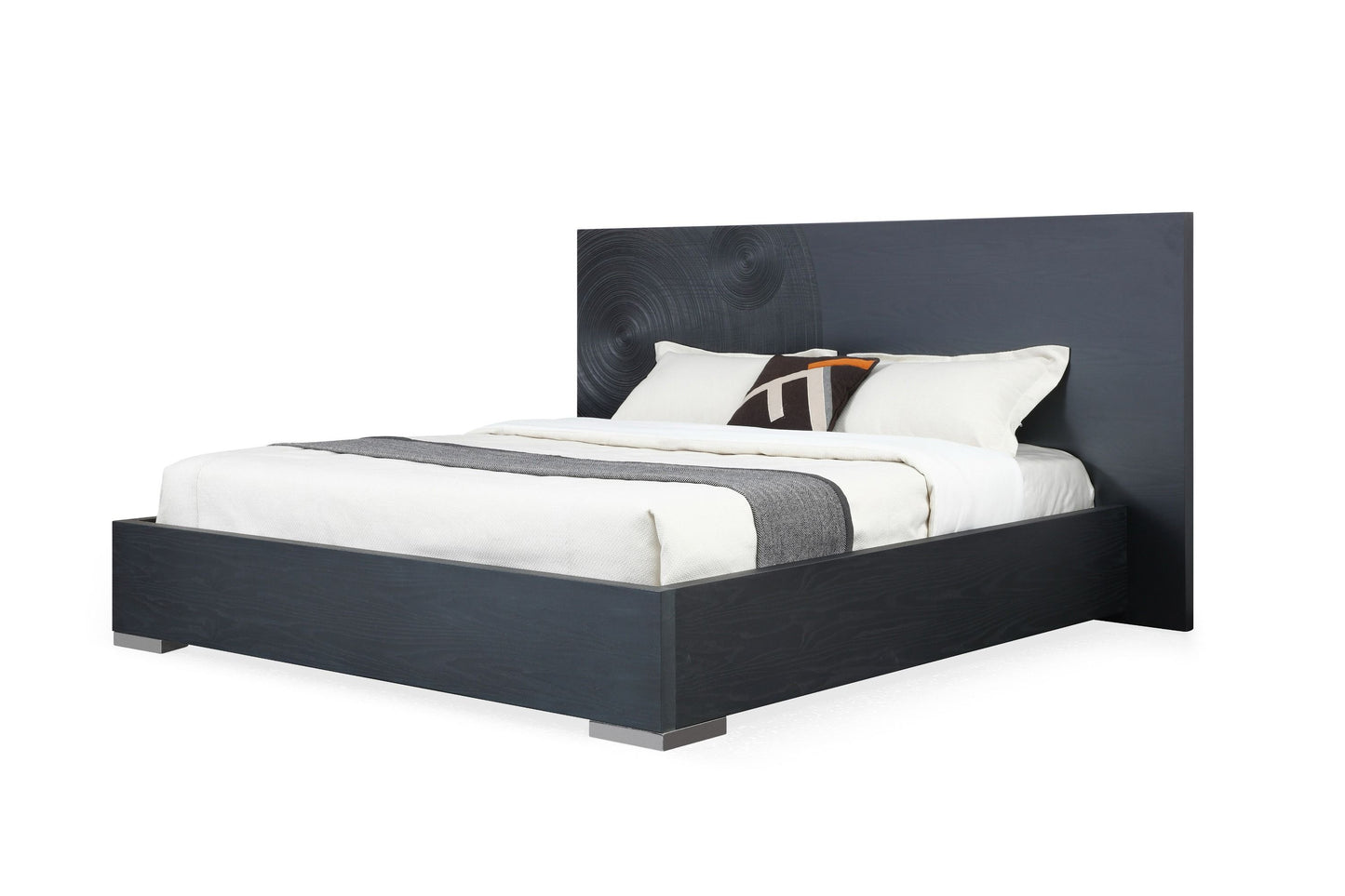 Lamod Cirque Modern 4-Piece Bedroom Set – Black Ash Finish