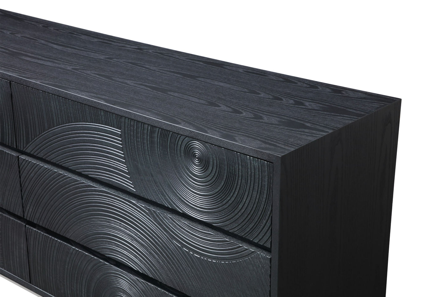 Lamod Cirque Modern 4-Piece Bedroom Set – Black Ash Finish