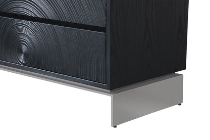 Lamod Cirque Modern 4-Piece Bedroom Set – Black Ash Finish