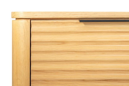 Modrest Seattle Modern Natural Oak Nightstand for Stylish and Practical Bedroom Storage