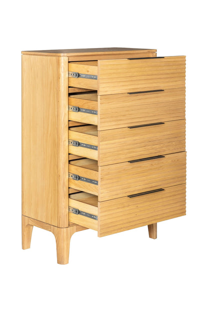 Modrest Seattle Modern Natural Oak Chest for Elegant and Functional Bedroom Storage