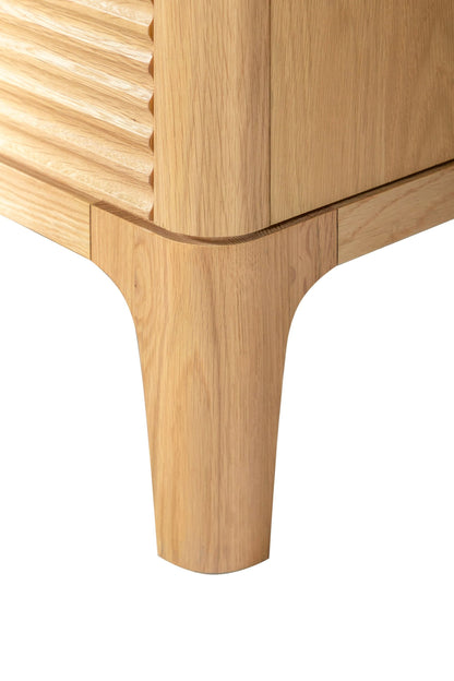 Modrest Seattle Modern Natural Oak Chest for Elegant and Functional Bedroom Storage