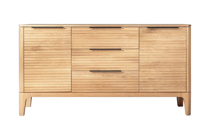 Modrest Seattle Modern Natural Oak Buffet for Sleek and Functional Dining Room Storage