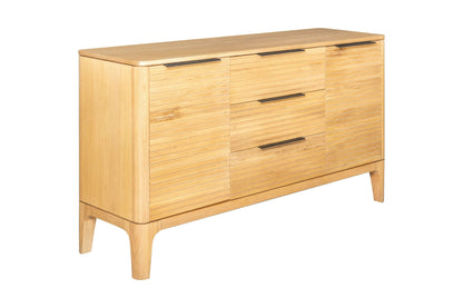 Modrest Seattle Modern Natural Oak Buffet for Sleek and Functional Dining Room Storage