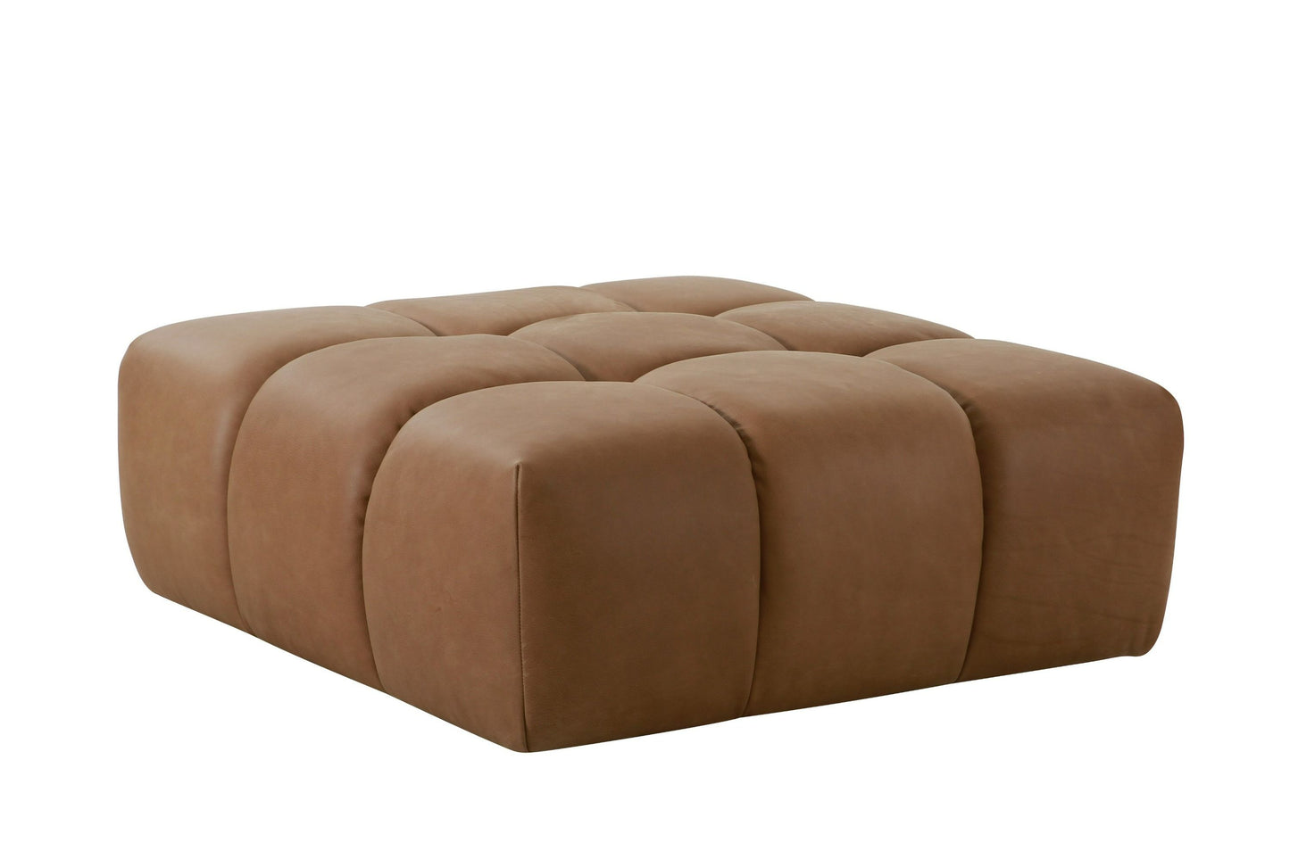 Divani Casa Everest - Modern Brown Leather Modular Sectional Sofa
