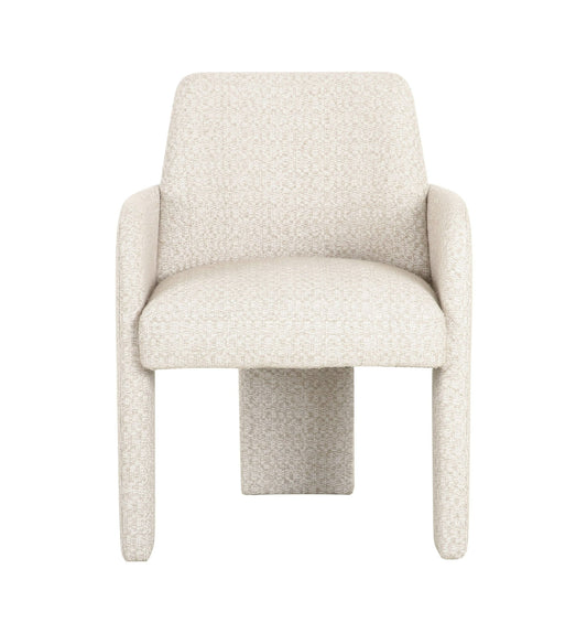 Modrest Cando - Modern Beige Fabric Dining Chair