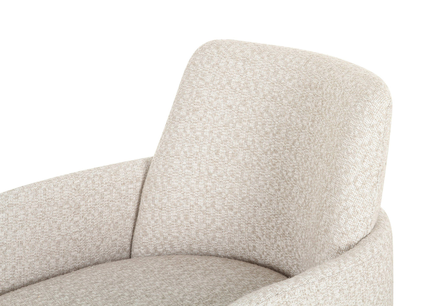 Modrest Cando - Modern Beige Fabric Dining Chair