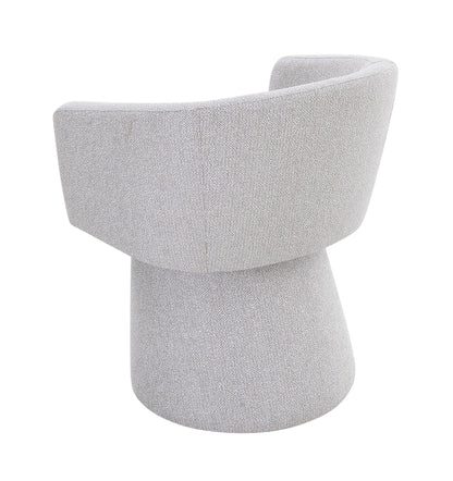 Modrest Linton - Modern Light Grey Fabric Dining Chair