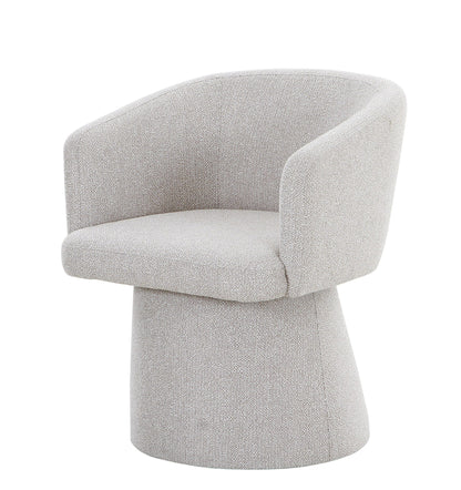 Modrest Linton - Modern Light Grey Fabric Dining Chair