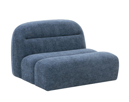 Divani Casa Forman Modern Blue Fabric Modular Sectional Sofa - Stylish and Versatile Living Room Seating Solution