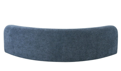 Divani Casa Forman Modern Blue Fabric Modular Sectional Sofa - Stylish and Versatile Living Room Seating Solution