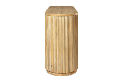 Modrest Jacobson Modern Natural Acacia Console Table - Elegant and Functional Design for a Contemporary Entryway or Living Room