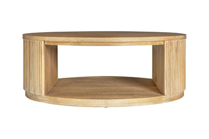 Modrest Jacobson Modern Natural Acacia Coffee Table - Stylish and Functional Addition to Your Contemporary Living Room