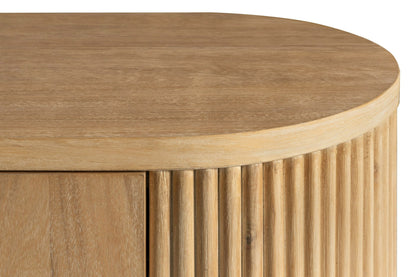 Modrest Jacobson Modern Natural Acacia Chest - Elegant Storage Solution for a Contemporary Bedroom or Living Space