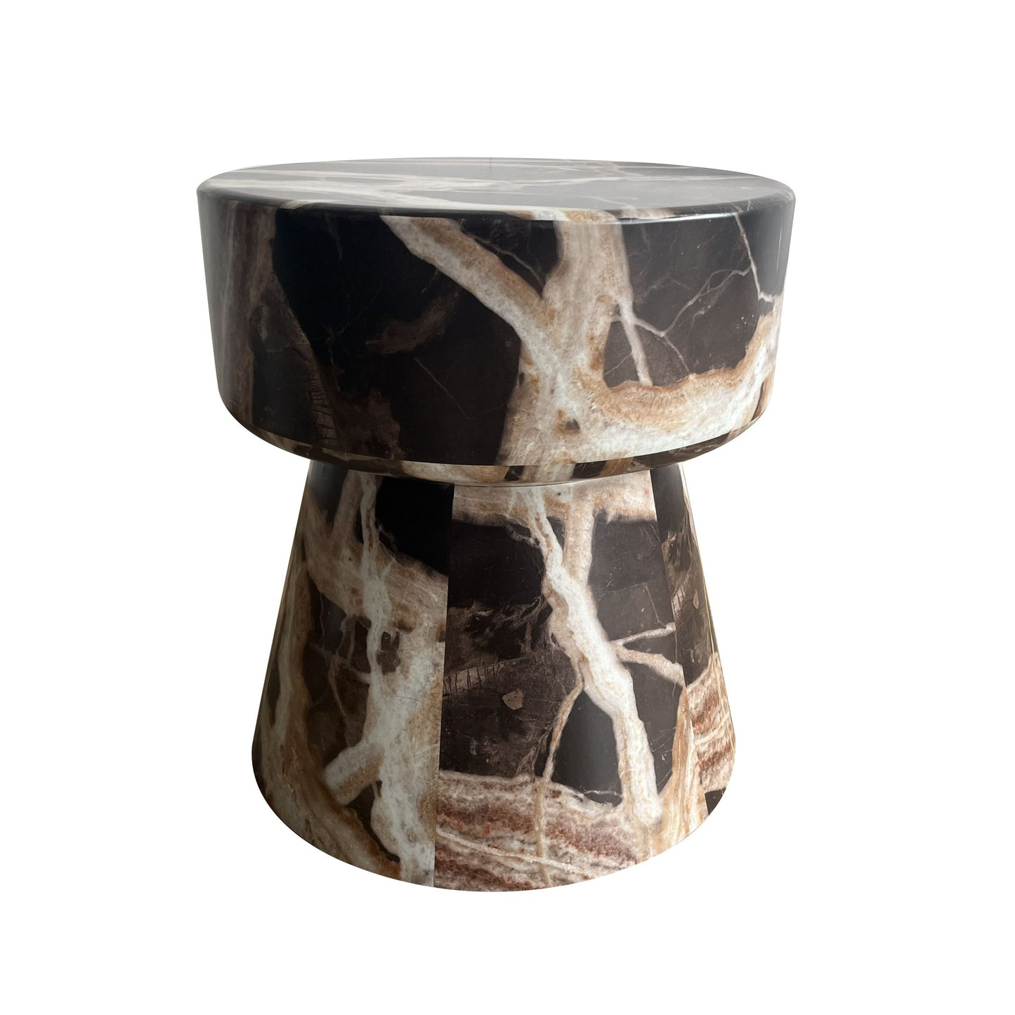 Modrest Marlow - Modern Faux Marble End Table Set