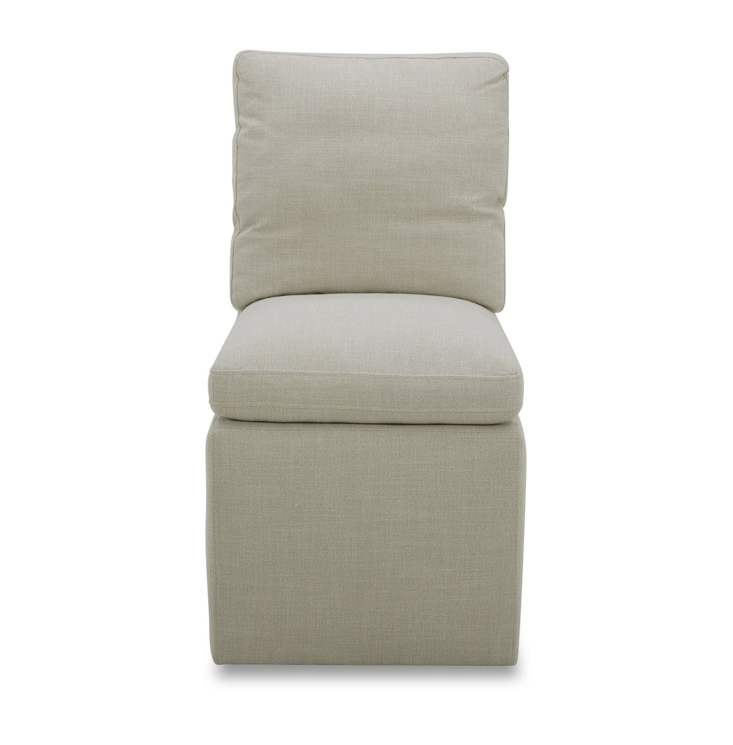 Modrest Adrian - Modern Beige Fabric Dining Chair