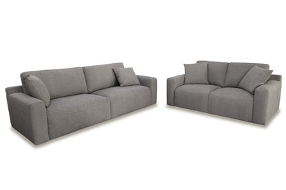 Divani Casa Gloria Modern Grey Fabric Loveseat – A Perfect Combination of Contemporary Style and Cozy Elegance