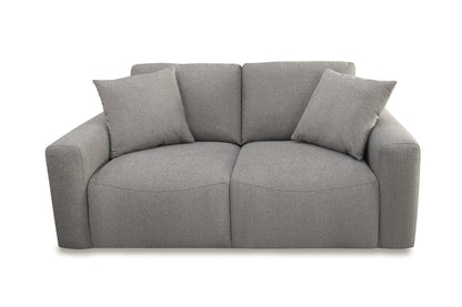 Divani Casa Gloria Modern Grey Fabric Loveseat – A Perfect Combination of Contemporary Style and Cozy Elegance