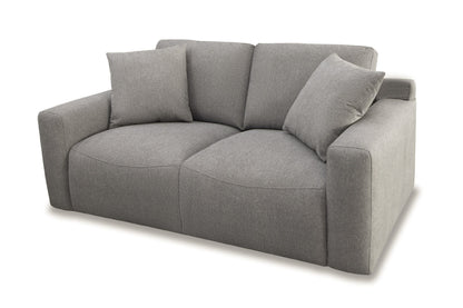 Divani Casa Gloria Modern Grey Fabric Loveseat – A Perfect Combination of Contemporary Style and Cozy Elegance