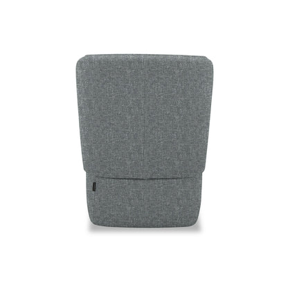 Modrest Souza Modern Grey Fabric Swivel Dining Chair - Comfortable and Stylish Seating for a Contemporary Dining Experience