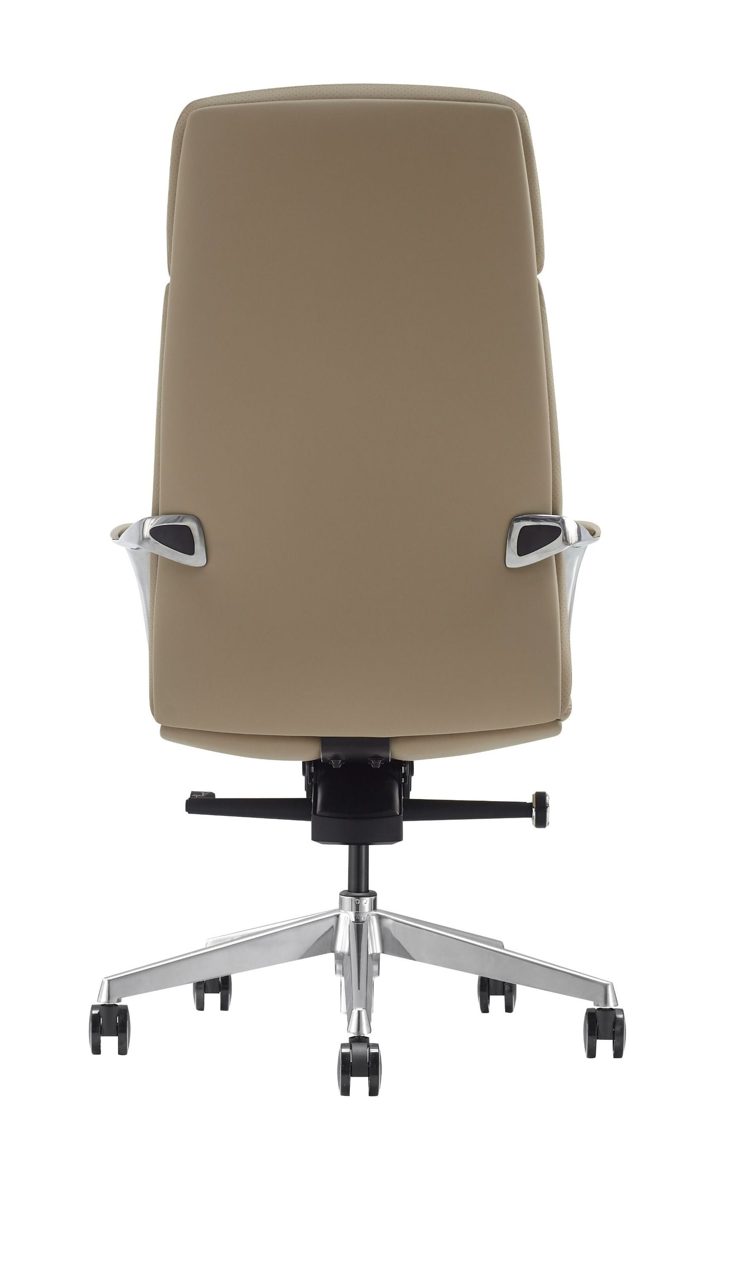 Modrest Ozark Modern Tan Vegan Leather Office Chair - Stylish and Comfortable Seating for a Contemporary Office Space