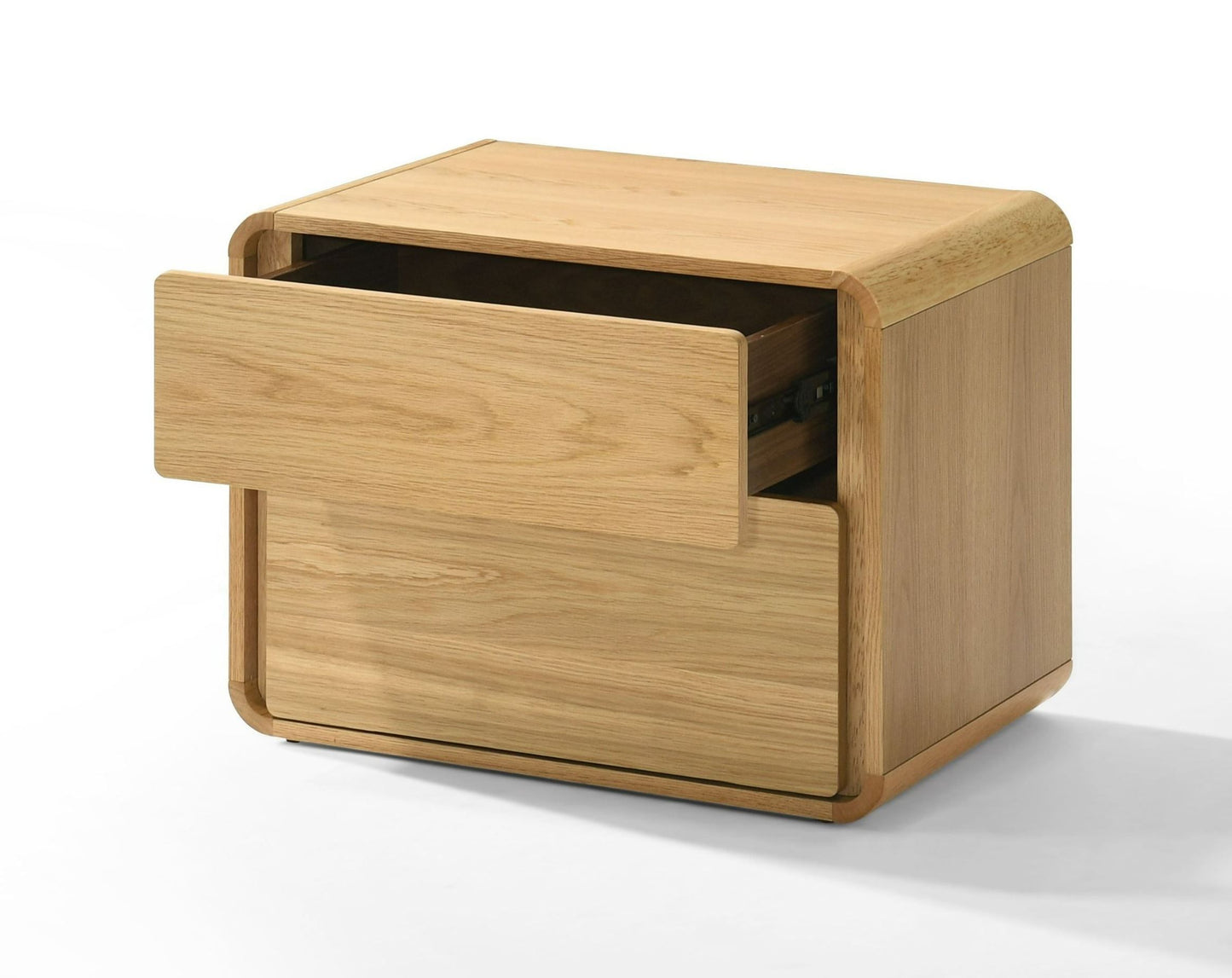 Modrest Dustin - Modern Natural Oak Nightstand